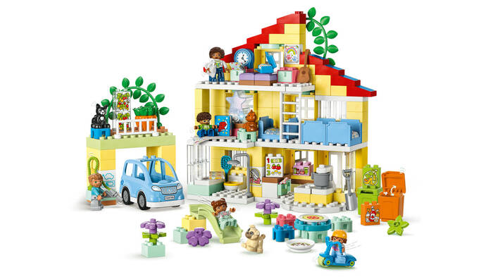 LEGO DUPLO DUPLO 3'ü 1 Arada Aile Evi 10994 - 218 Parça Yapım Seti