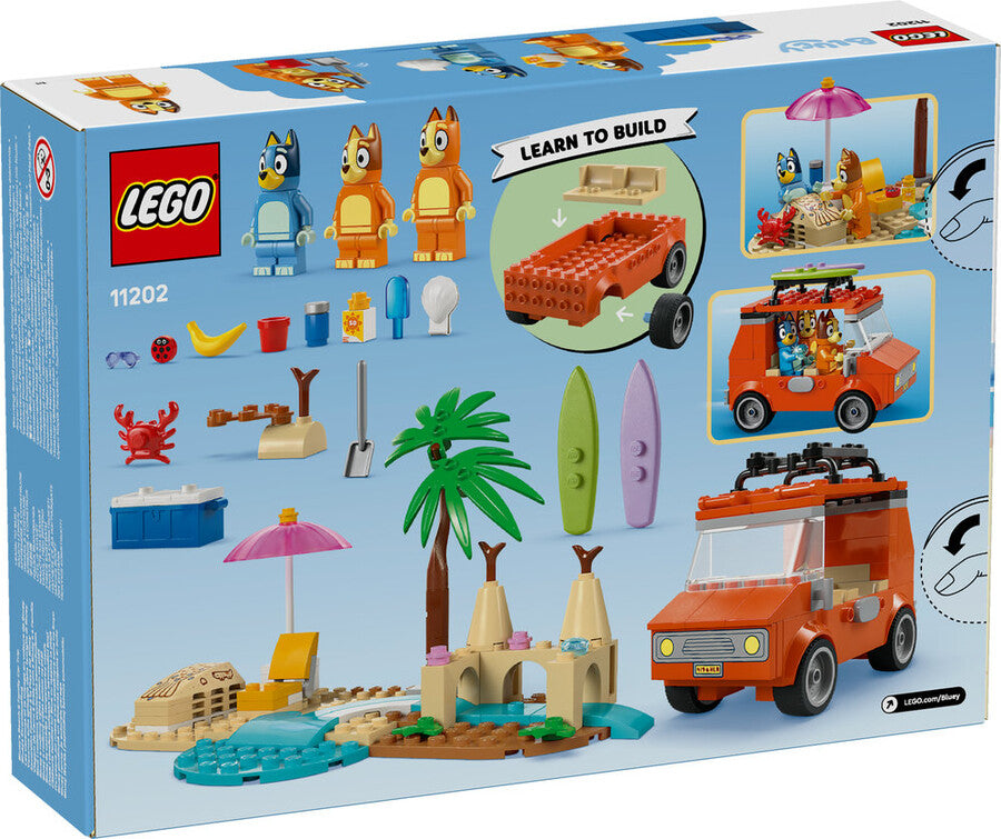 LEGO Bluey Bluey'nin Ailece Plaj Gezisi 11202 - 133 Parça Yapım Seti