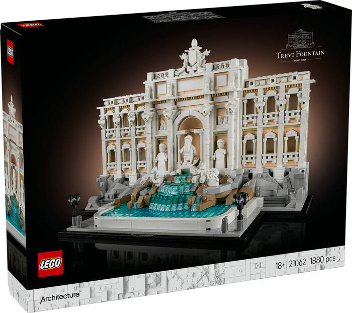 LEGO Architecture Architecture Trevi Çeşmesi 21062 - 1880 Parça Yetişkin Yapım Seti