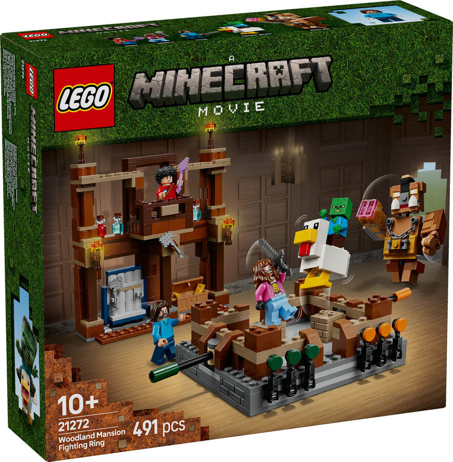 21272 Lego Minecraft Orman Malikanesi Dövüş Ringi 491 parça +10 yaş