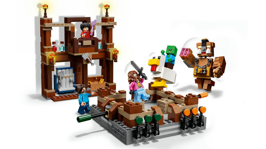21272 Lego Minecraft Orman Malikanesi Dövüş Ringi 491 parça +10 yaş