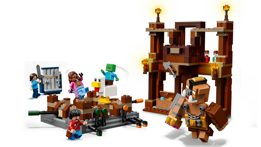 21272 Lego Minecraft Orman Malikanesi Dövüş Ringi 491 parça +10 yaş