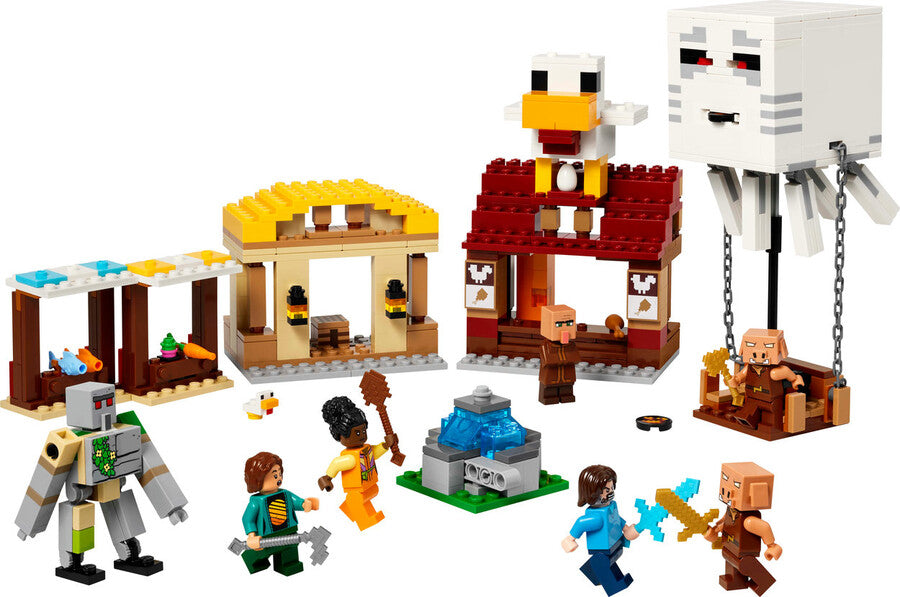 21273 Lego Minecraft The Ghast Balloon Köy Saldırısı 555 parça +10 yaş