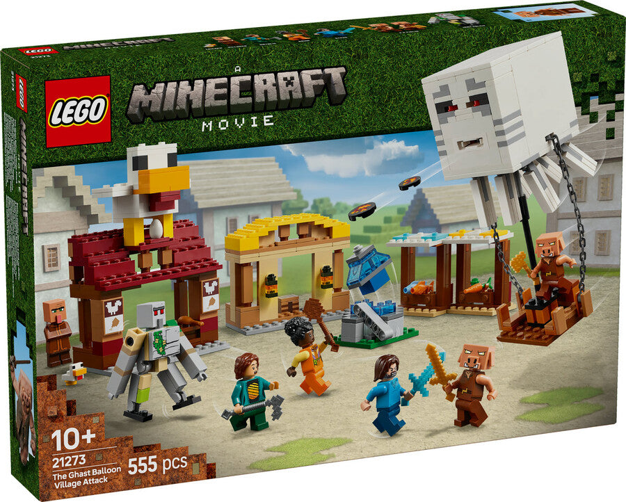 21273 Lego Minecraft The Ghast Balloon Köy Saldırısı 555 parça +10 yaş
