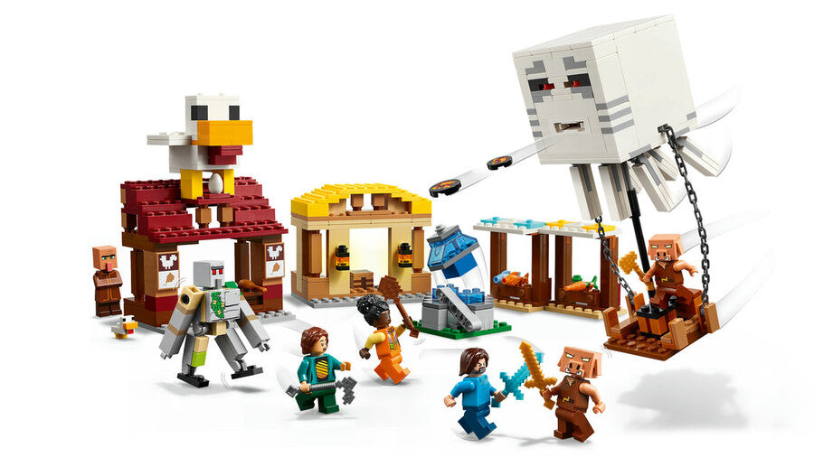 21273 Lego Minecraft The Ghast Balloon Köy Saldırısı 555 parça +10 yaş