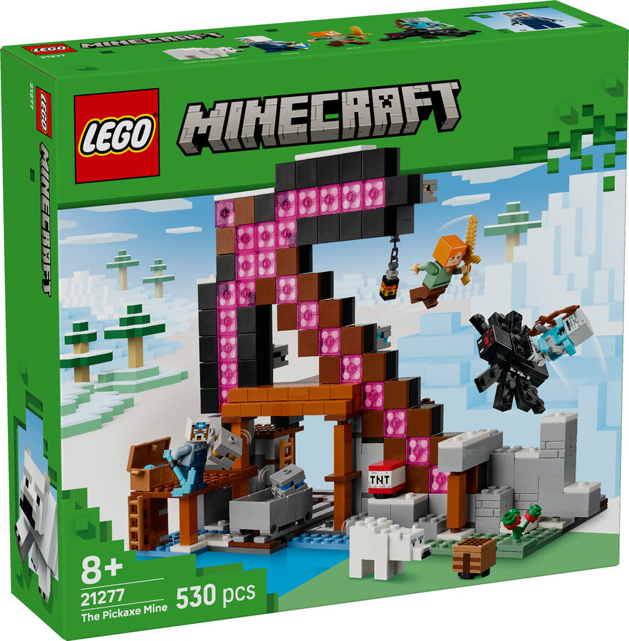 21277 Lego Minecraft Kazma Madeni 530 parça +8 yaş