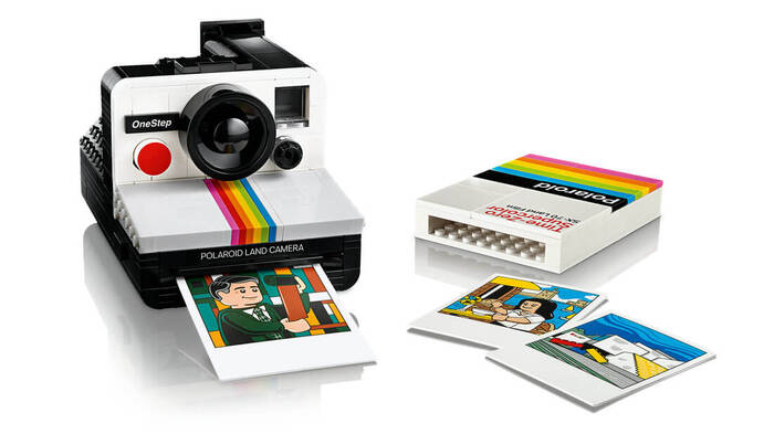 LEGO Ideas Ideas Polaroid OneStep SX-70 Kamera 21345 - 516 Parça Yetişkin Yapım Seti
