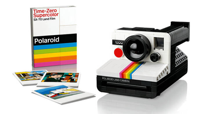 LEGO Ideas Ideas Polaroid OneStep SX-70 Kamera 21345 - 516 Parça Yetişkin Yapım Seti