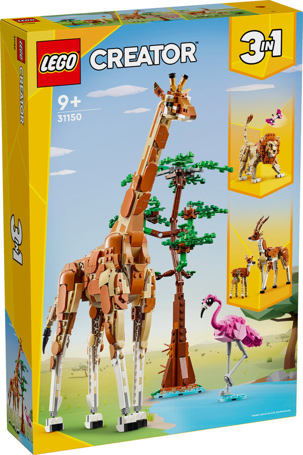 31150 Lego Creator 3ü1 arada Vahşi Safari Hayvanları 780 parça +9 yaş