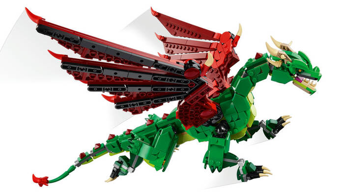 LEGO Creator Creator 3'ü 1 Arada Orta Çağ Ejderhası 31161 - 715 Parça Yapım Seti