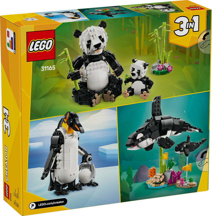 LEGO Creator Vahşi Hayvanlar: Panda Ailesi 31165 - 626 Parça Yapım Seti