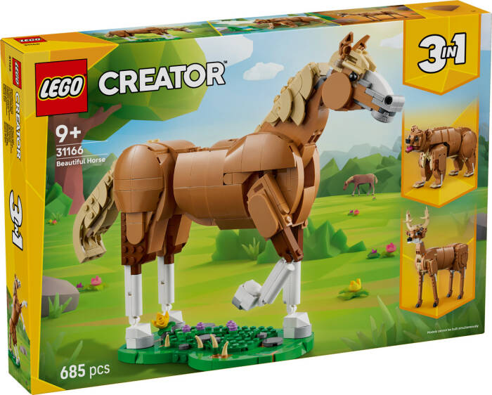 LEGO Creator Creator 3'ü 1 Arada Güzel At 31166 - 685 Parça Yapım Seti