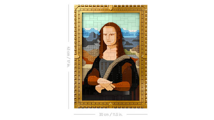 LEGO Art Art Mona Lisa 31213 - 1503 Parça Yetişkin Yapım Seti