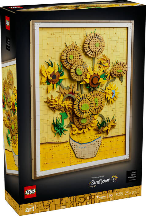 LEGO Art Art Vincent van Gogh – Ayçiçekleri 31215 - 2615 Parça Yetişkin Yapım Seti