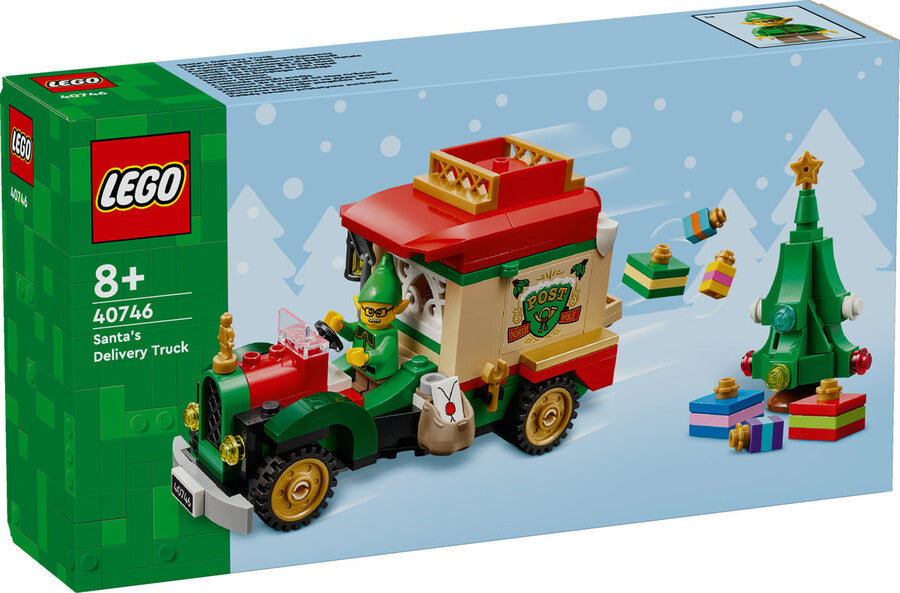 LEGO Iconic Noel Baba'nın Dağıtım Kamyonu 40746 - 224 Parça Yapım Seti