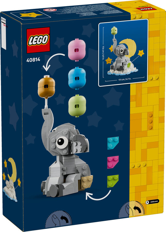 LEGO Iconic Gökyüzündeki Yavru Fil 40814 - 402 Parça Yapım Seti