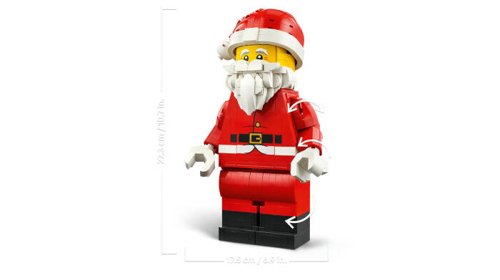 LEGO Iconic Iconic Büyük Boyutlu Noel Baba Minifigürü 40820 - 761 Parça Yapım Seti