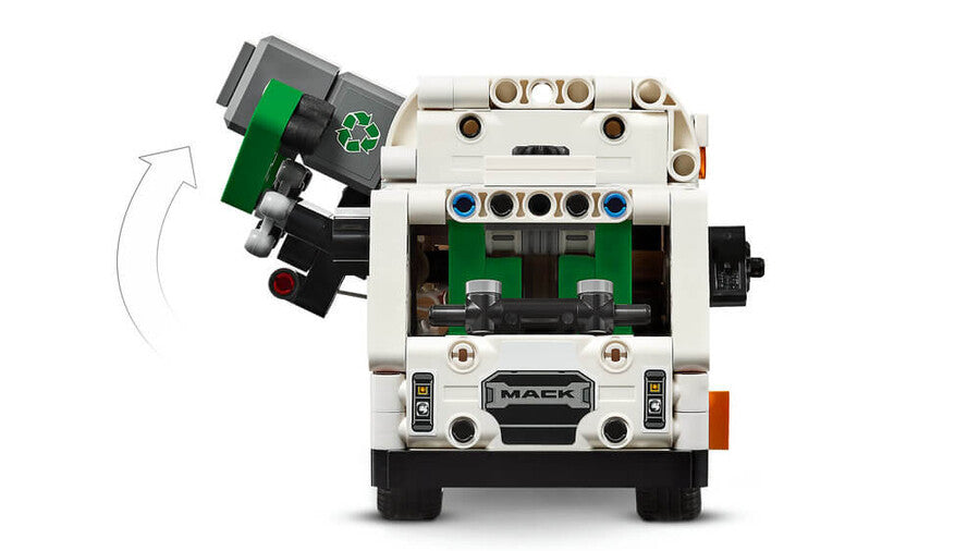 LEGO Technic Mack LR Electric Çöp Kamyonu 42167 - 503 Parça Yapım Seti