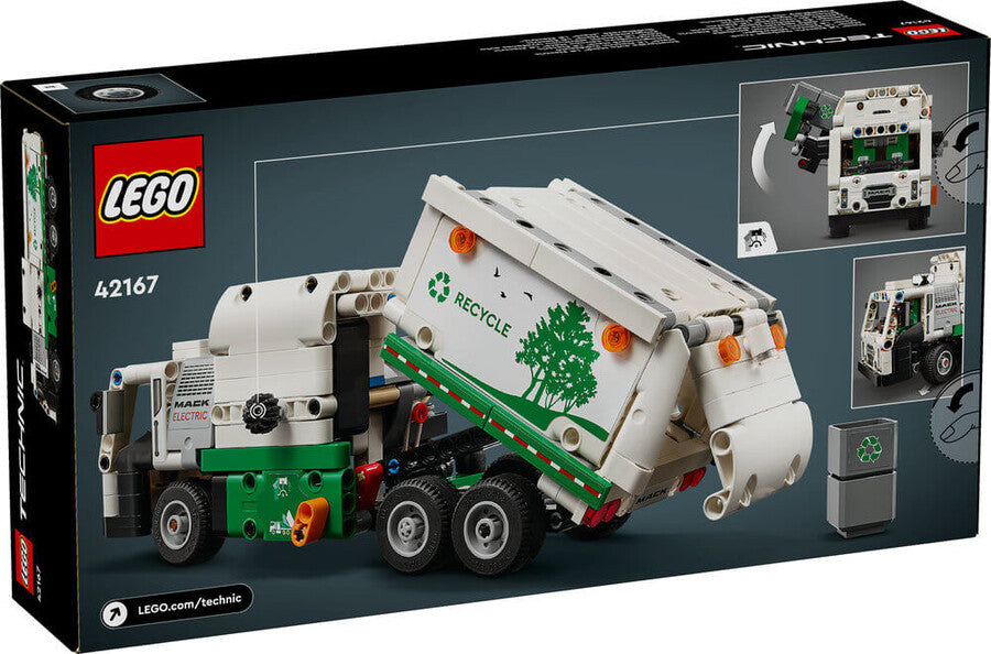 LEGO Technic Mack LR Electric Çöp Kamyonu 42167 - 503 Parça Yapım Seti