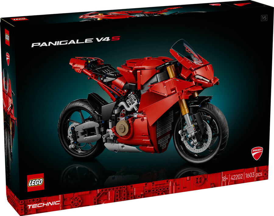 42202 Lego Technic Ducati Panigale V4 S Motosiklet 1603 parça +18 yaş