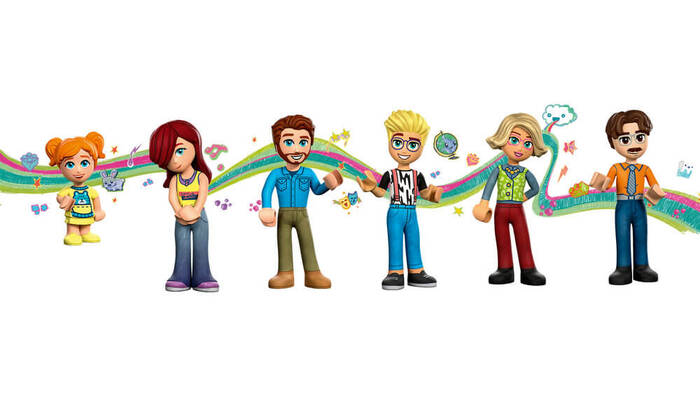 LEGO Friends Friends Olly ve Paisley'nin Aile Evleri 42620 - 1126 Parça Yapım Seti