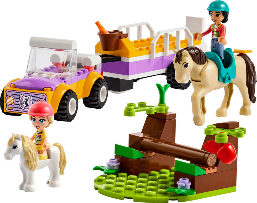 LEGO Friends At ve Midilli Römorku 42634 - 105 Parça Yapım Seti