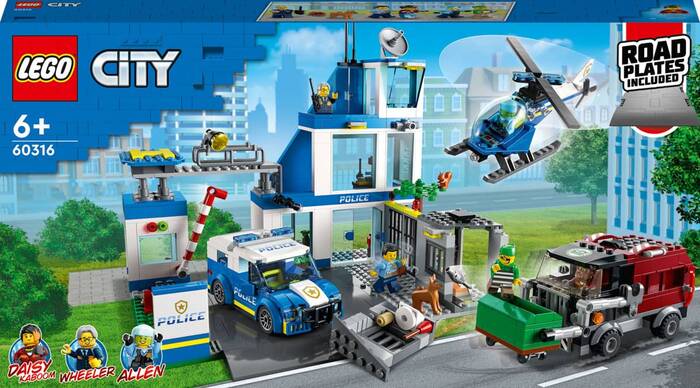 LEGO City City Polis Merkezi 60316 - 668 Parça Yapım Seti
