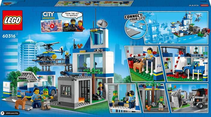LEGO City City Polis Merkezi 60316 - 668 Parça Yapım Seti