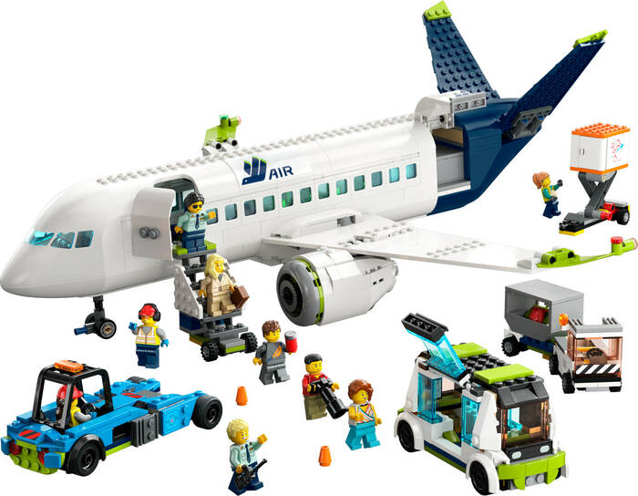 LEGO City City Yolcu Uçağı 60367 - 913 Parça Yapım Seti