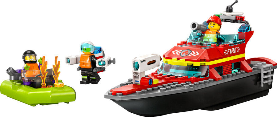 LEGO City İtfaiye Kurtarma Teknesi 60373 - 144 Parça Yapım Seti