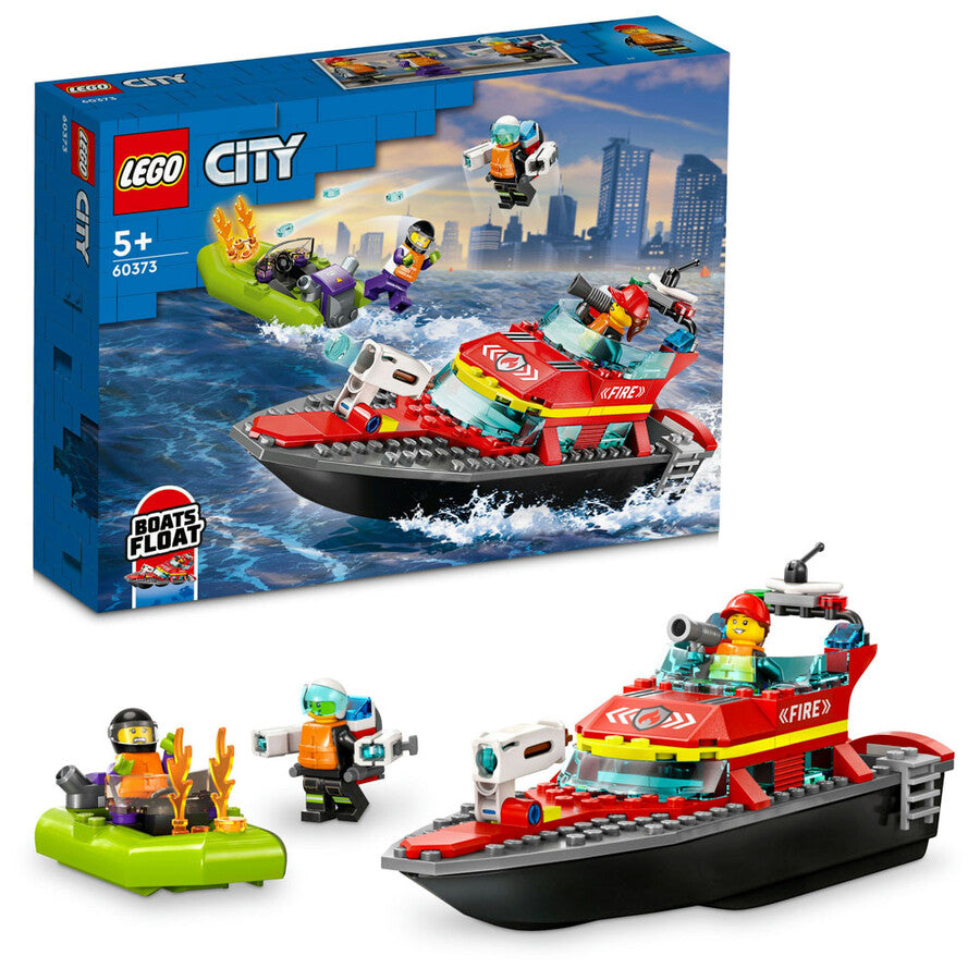 LEGO City İtfaiye Kurtarma Teknesi 60373 - 144 Parça Yapım Seti