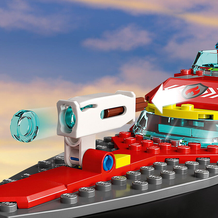 LEGO City İtfaiye Kurtarma Teknesi 60373 - 144 Parça Yapım Seti