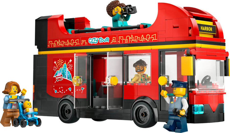 LEGO City Kırmızı İki Katlı Gezi Otobüsü 60407 - 384 Parça Yapım Seti