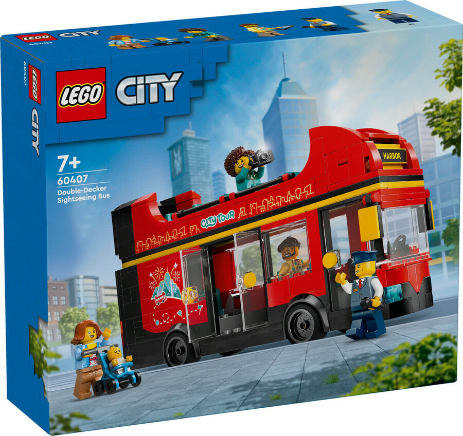 LEGO City Kırmızı İki Katlı Gezi Otobüsü 60407 - 384 Parça Yapım Seti