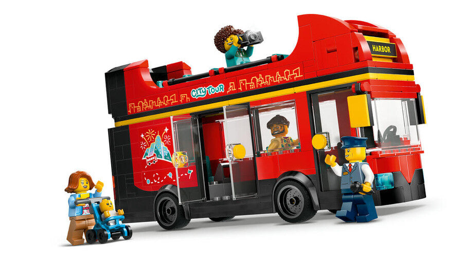 LEGO City Kırmızı İki Katlı Gezi Otobüsü 60407 - 384 Parça Yapım Seti