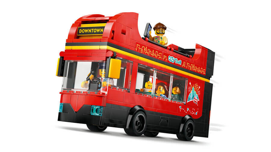 LEGO City Kırmızı İki Katlı Gezi Otobüsü 60407 - 384 Parça Yapım Seti