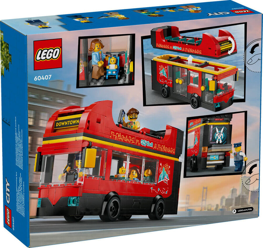 LEGO City Kırmızı İki Katlı Gezi Otobüsü 60407 - 384 Parça Yapım Seti