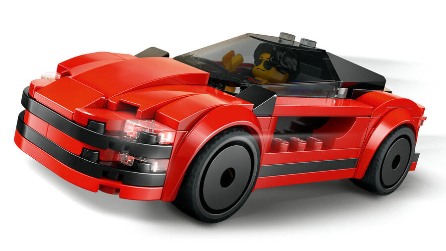 LEGO City Kırmızı Spor Araba 60448 - 109 Parça Yapım Seti