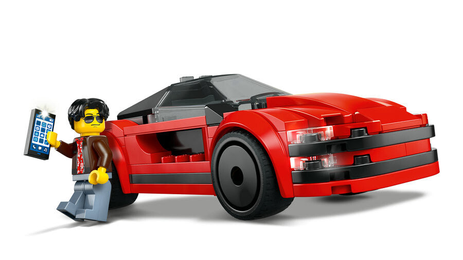 LEGO City Kırmızı Spor Araba 60448 - 109 Parça Yapım Seti
