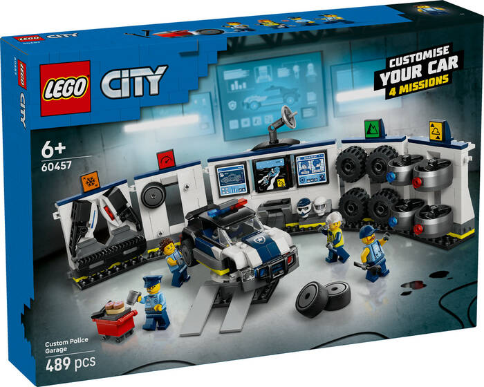 LEGO City City Özel Polis Arabası Garajı 60457 - 489 Parça Yapım Seti