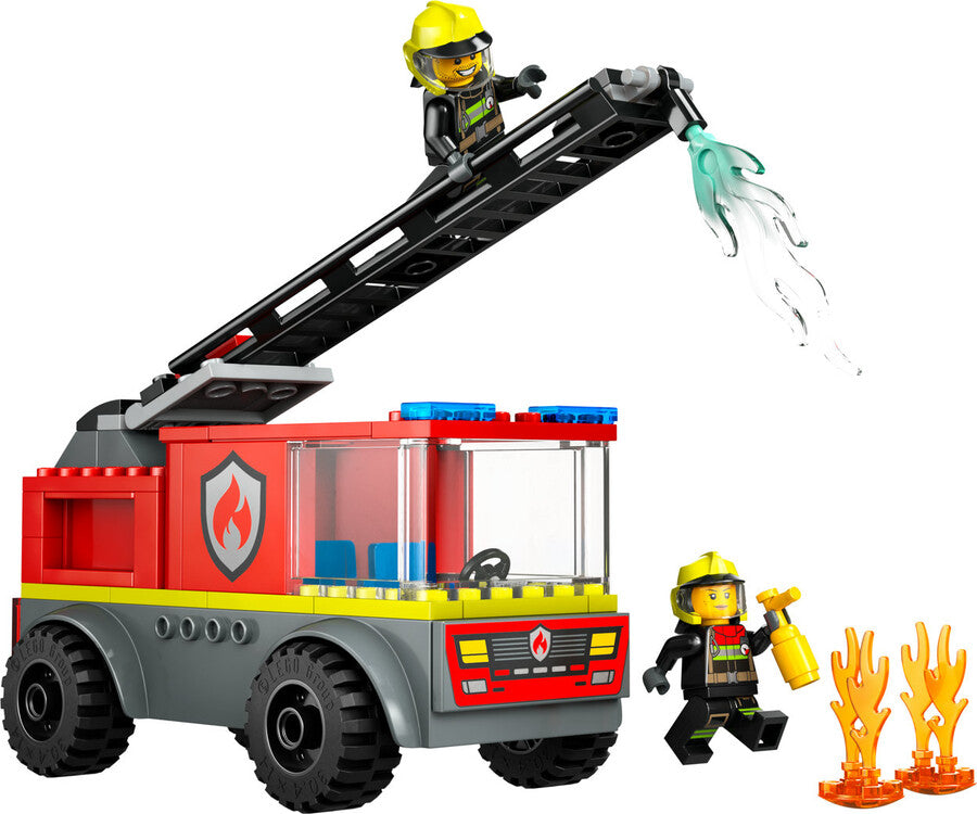 LEGO City Merdivenli İtfaiye Kamyonu 60463 - 82 Parça Yapım Seti