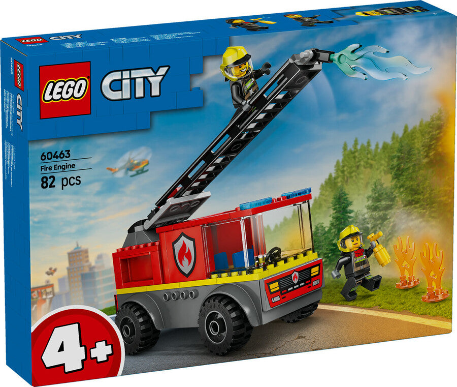 LEGO City Merdivenli İtfaiye Kamyonu 60463 - 82 Parça Yapım Seti