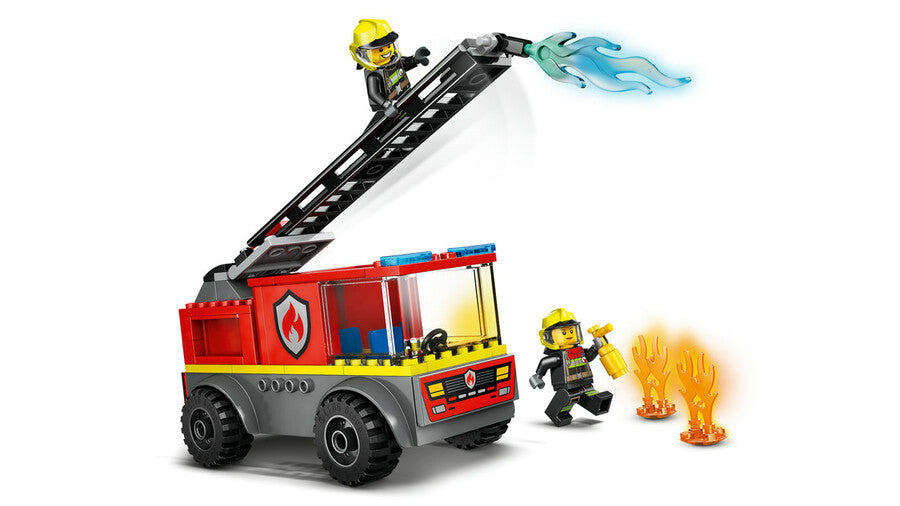LEGO City Merdivenli İtfaiye Kamyonu 60463 - 82 Parça Yapım Seti
