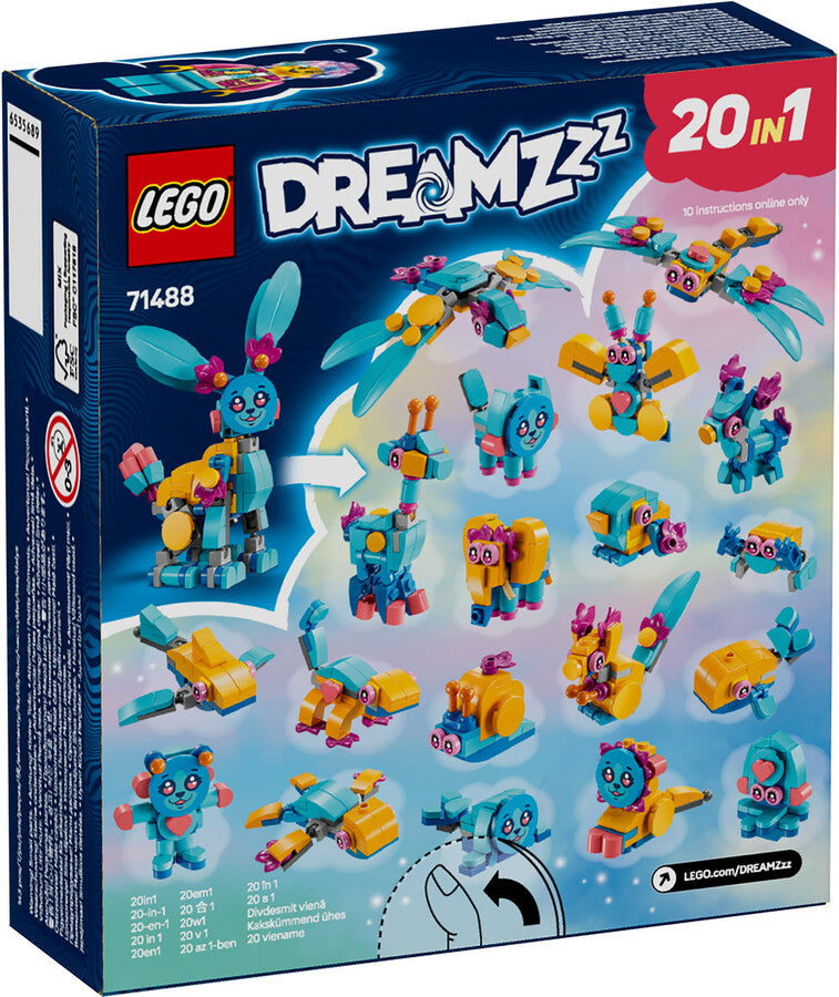 LEGO DREAMZzz Bunchu'nun Yaratıcı Hayvan Maceraları 71488 - 143 Parça Yapım Seti