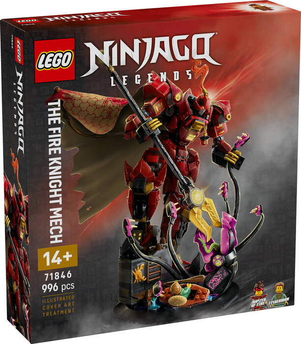 LEGO NINJAGO NINJAGO Ateş Şövalyesi Robotu 71846 - 996 Parça Yapım Seti