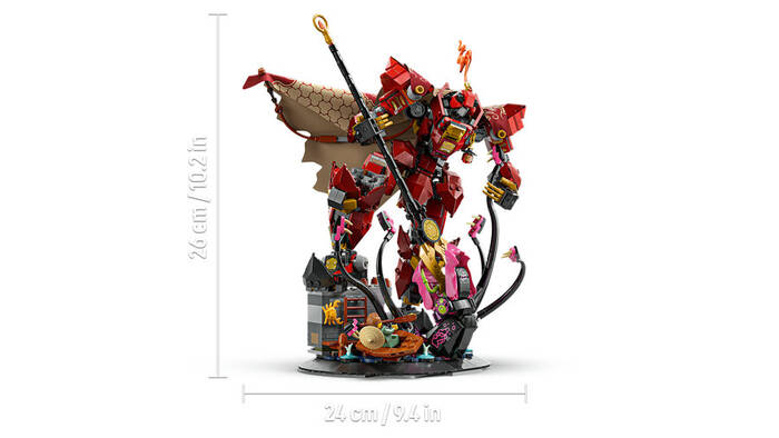 LEGO NINJAGO NINJAGO Ateş Şövalyesi Robotu 71846 - 996 Parça Yapım Seti