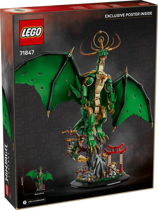 LEGO NINJAGO NINJAGO Muhafız Ejderha 71847 - 1650 Parça Yapım Seti
