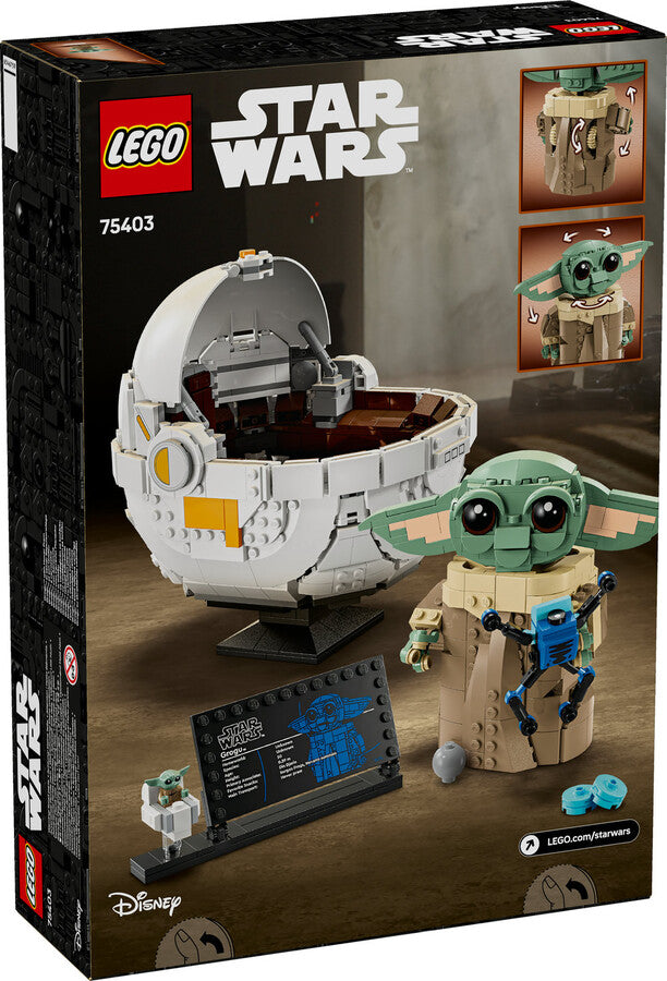 75403 Lego Star Wars - Uçan Bebek Arabalı Grogu 1048 Parça +10 Yaş