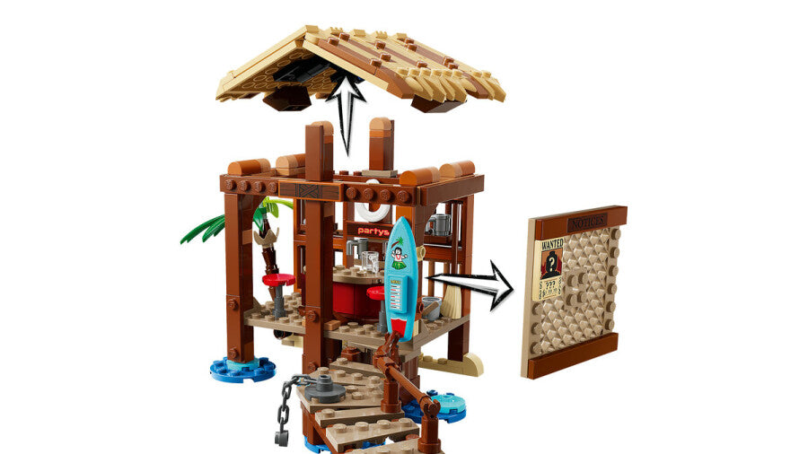 LEGO ONE PIECE Yel Değirmeni Köyü Kulübesi 75636 - 299 Parça Yapım Seti