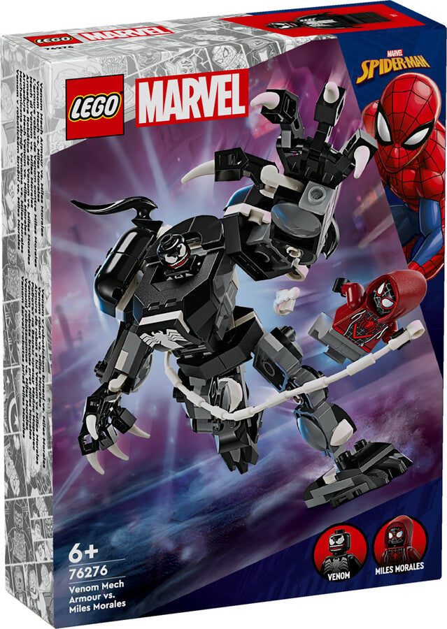 LEGO Marvel Venom Robot Zırhı Miles Morales'e Karşı 76276 - 134 Parça Yapım Seti